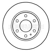 BORG & BECK Тормозной диск BBD4710